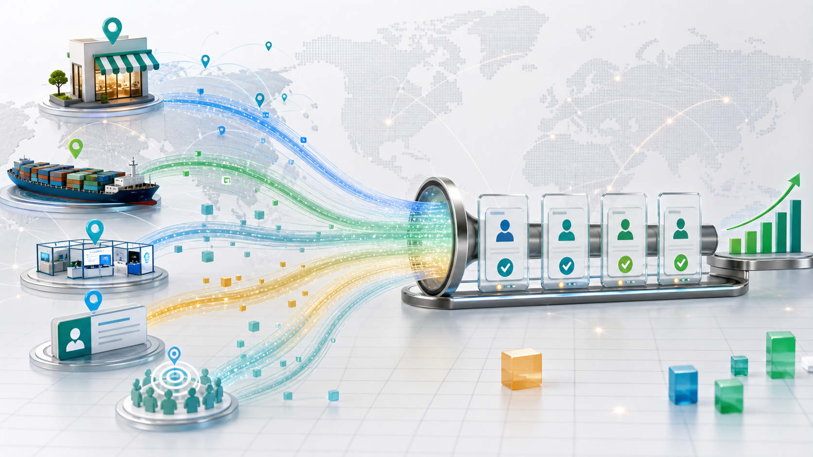 Lead sources flowing into qualified prospect pipeline